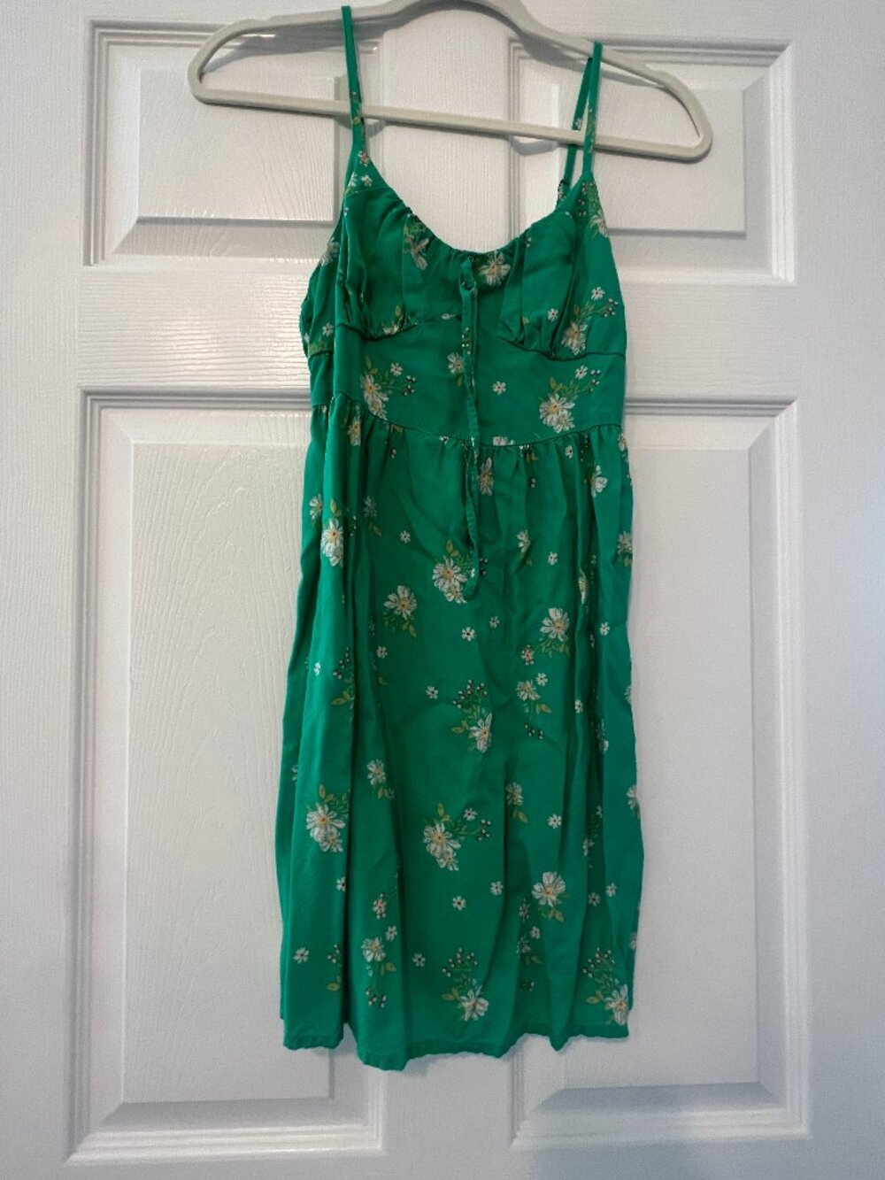 SO Goods For Life Green Floral Daisy Cami Sundress Size XS